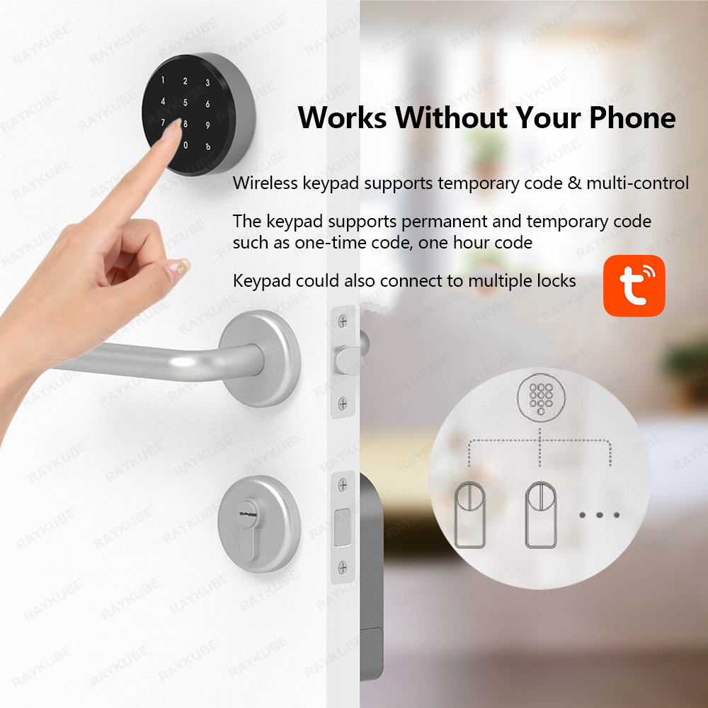 RAYKUBE A1 Pro Tuya BEL Set se - Glass Door Hinge recensione e prezzo