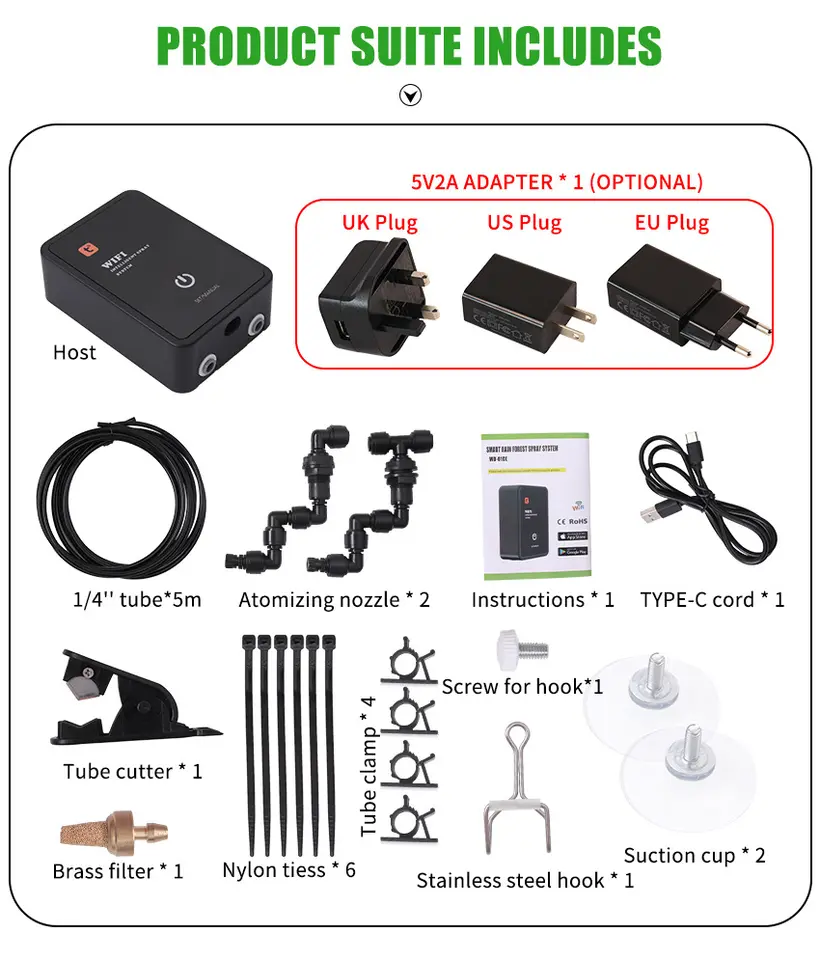 Sistema di Nebulizzazione WiFi - Misting Nozzle Reptile recensione e prezzo